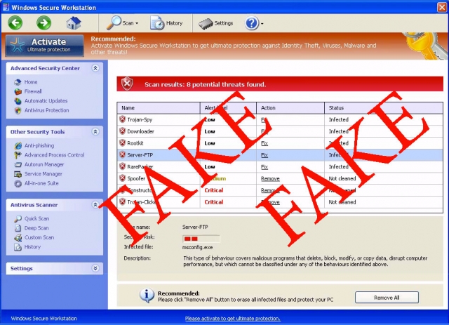 Windows Secure Workstation ekrano nuotrauka Windows Secure Workstation ekrano nuotrauka
