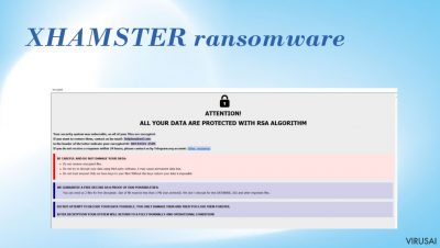 XHAMSTER ransomware