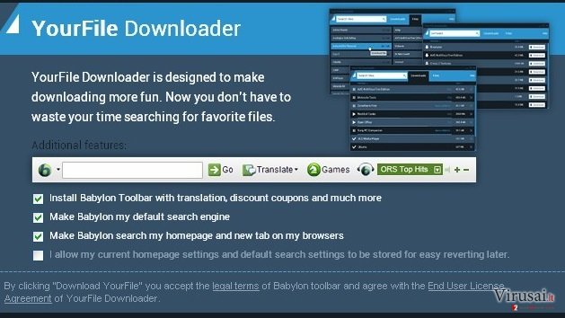 YourFile Downloader ekrano nuotrauka YourFile Downloader ekrano nuotrauka