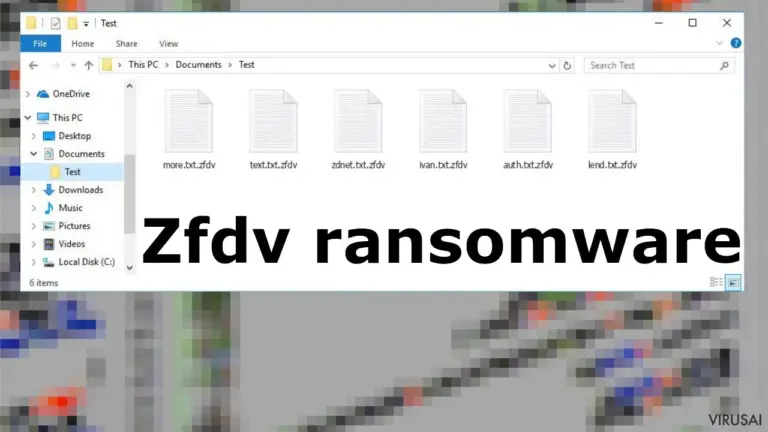 Zfdv ransomware